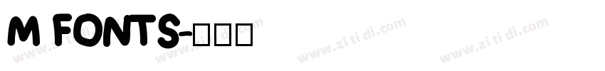 M FONTS字体转换